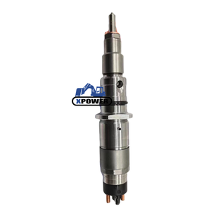 Injecteur à rampe commune 0445120059 0445120231 4945969 3976372 5263262 compatible avec la pièce de moteur d'excavatrice PC200-8 - Product Image 1