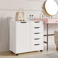 Meuble de rangement à tiroirs, armoire basse de bureau avec roulettes, rangement de bureau pour usage domestique, mobilier de bureau