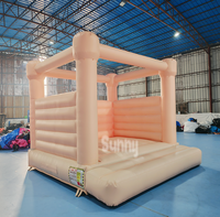Château gonflable écologique commercial pour usage intérieur/extérieur, fêtes de mariage, couleur et taille personnalisées, pour les sauts des tout-petits