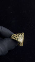 Anello da Uomo in Argento Sterling 925 di Alta Qualità con Diamante, Stile Streetwear, Gioiello Maschile Elegante per Regalo e Uso Quotidiano