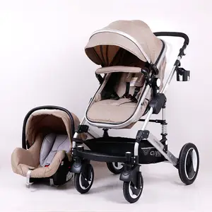 Luxury reborn quinny passeio conforto menina rodas 3 em 1 carrinho de bebe