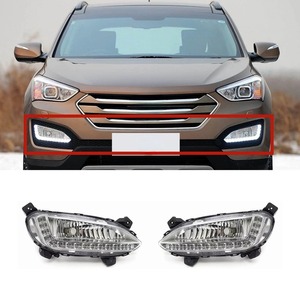 ไฟตัดหมอกหน้า LED สำหรับ Hyundai Santa Fe ix45 ปี 2013-2015 ไฟหน้า LED ซ้ายขวา อะไหล่ตกแต่ง - Product Image 2