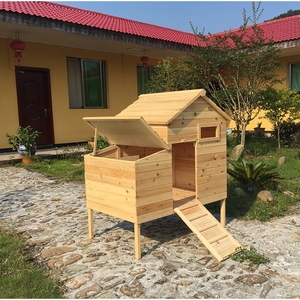 SDC005 Eco-Friendly Wooden Printed Chicken Coop Pet House for Laying Hens & <b>Small</b> Animals-All Seasons Furniture - Product Image 4