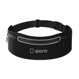 กระเป๋าคาดเอววิ่งแบบไร้สัมผัสสำหรับกิจกรรมกลางแจ้ง กันน้ำ ผลิตจากผ้าไลคร่า ดีไซน์เพรียวบาง สะท้อนแสง เหมาะสำหรับวิ่งมาราธอน - Product Image 1