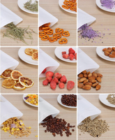 Sachet Doypack en papier kraft blanc classique réutilisable avec fermeture éclair et fenêtre, pour emballage alimentaire, bonbons, biscuits, snacks, sucre - Vente en gros