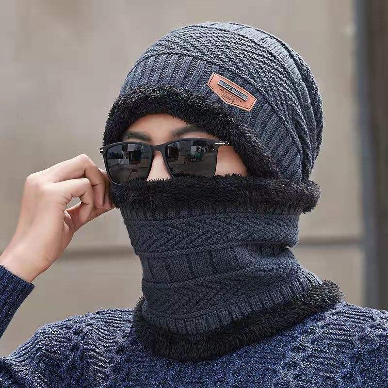 Sciarpa Cappello Lana Ai Ferri Uomo Berretto Sciarpa Uomo Fare