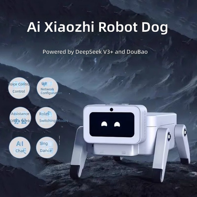 AI Robotic Dog Toy-Plastic Material App-Controlled Talking Companion for New Year & Christmas Gifts