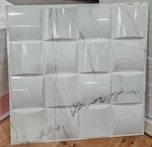 Panneaux muraux et <span class=keywords><strong>de</strong></span> plafond en PVC 3D à motif marbre, modernes, durables, imperméables, peignables, pour <span class=keywords><strong>décoration</strong></span> murale intérieure/extérieure, bricolage - Product Image 1