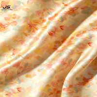 Plus de 5000 motifs prêts à l'emploi, tissu satiné en polyester doux imprimé floral, 100% polyester, en rouleau, pour vêtements
