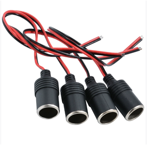 12V 10A Max 120W phổ xe Thuốc lá nhẹ hơn sạc cáp nữ ổ cắm cắm adapter cho các ứng dụng xe máy - Product Image 1