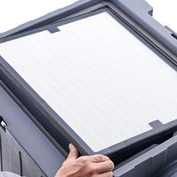 Lot de 2 filtres HEPA500 & BD-AS-550 & F301H H13 pour purificateur d'air BlueDri Air Shield 550/Mounto AF500/Drieaz HEPA 500
