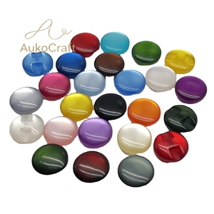 Boutons de <span class=keywords><strong>couture</strong></span> fantaisie nacrés pour Cheongsam DIY, boutons invisibles en résine pour vêtements, boutons en verre transparent pour manteau - Product Image 6