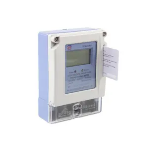 LCD display Communication AC 50~60Hz IC Card Prepaid Electrical Meter