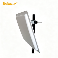 Lecteur RFID UHF longue portée 25m, étanche IP65, 840-960MHz, EPC Gen2, antenne intégrée 12dBi, lecteur fixe pour le suivi des actifs