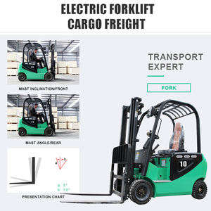 Carretilla elevadora de China, precio eléctrico de <span class=keywords><strong>1</strong></span> tonelada, piezas, indicador de carga, almacén, Mini carretilla elevadora eléctrica compacta, baterías de 2 toneladas - Product Image 6