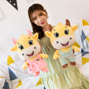 2021 nuevo diseño de alta calidad de la mascota de peluche de animal de buey de peluche de juguete para las familias - Product Image 5