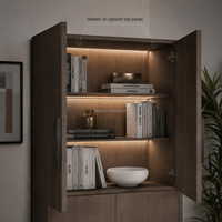 Interrupteur à capteur pour armoire à double porte, contrôle centralisé filaire 12V 24V, interrupteur d'éclairage automatique pour garde-manger et armoire LED FREE-09C-22