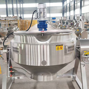 Cuocitore Industriale Marmita, Macchina per Cucinare con Miscelatore, Pentola Miscelatrice per Delizie Turche - Product Image 1