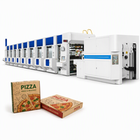 Machine d'impression flexographique pour boîtes en carton ondulé