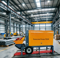 Bétonnière électrique compacte avec pompe, portable, pour travaux de décoration intérieure et de pose de revêtements de sol