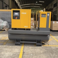 Compresseur d'air à vis tout-en-un 16 bars avec réservoir d'air de 300L 500L 600L Modèle BPM-S 4kw 5.5kw 7.5kw Petits compresseurs d'air 10hp