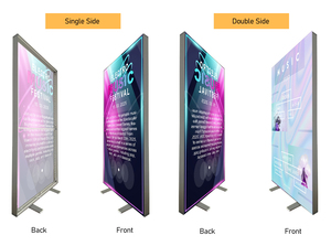 Chất lượng cao <span class=keywords><strong>double</strong></span> side hiển thị seg <span class=keywords><strong>LED</strong></span> hộp đèn nhiếp ảnh triển lãm thương mại hiển thị - Product Image 3