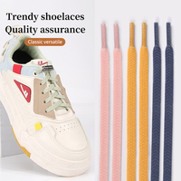 Nouveaux lacets plats élastiques YNBG sans nœuds en polyester et métal de 0,6 cm pour enfants et adultes - Lacets rapides et pratiques pour baskets