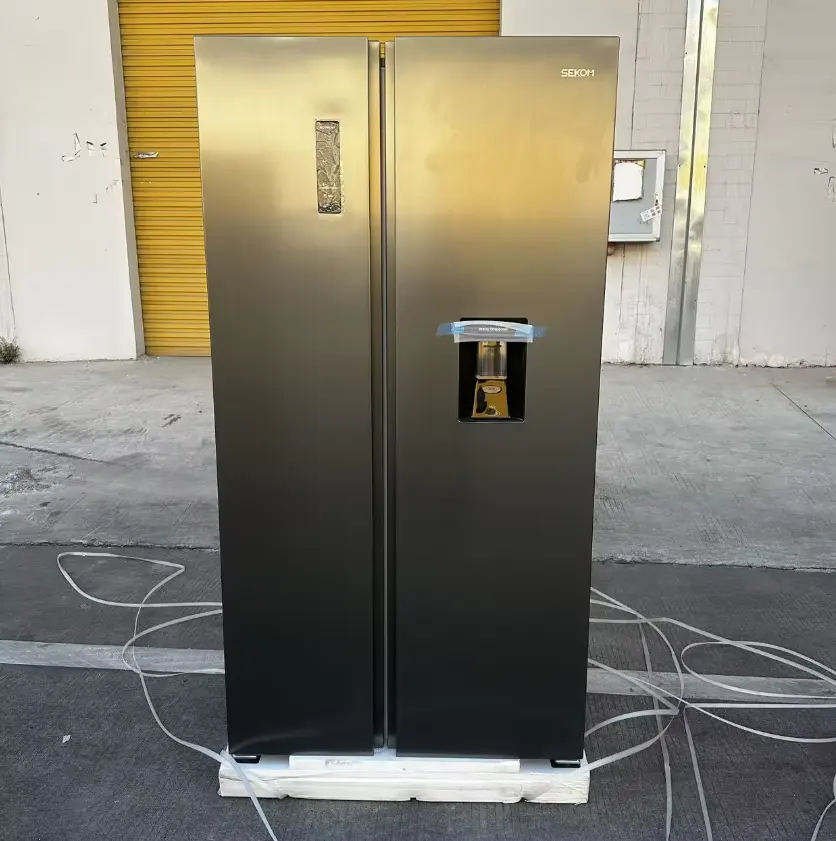 Frigoríficos inteligentes 573L francés de doble puerta refrigerado por aire congelador máquina sin escarcha con función de agua potable