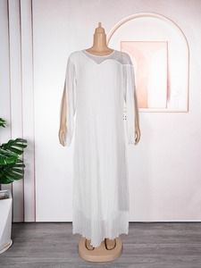 New <strong>Model</strong> Luxury Beadings Chiffon Lady <strong>Abaya</strong> Women Long Maxi Solid Dress Dubai Wedding Party Djellaba Femme Robe K0325 - Product Image 6