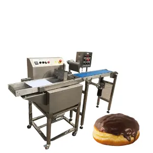 Mini Biscuit/cookies/wafer Chocolate Enrober Coating Machine chocolate tempering chocolate machine chocolate enrober production