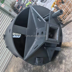 Seaux de nettoyage de forage à double fond tronqué personnalisés avec dents pour les projets de fondation de pieux plates-formes rotatives - Product Image 5