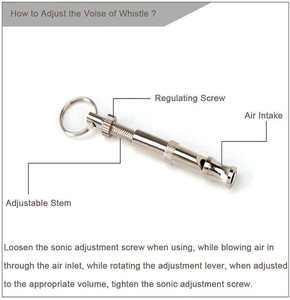 Silbato Ultrasónico de Metal para Perros, Silencioso, para Entrenamiento y Control de Ladridos, de Qbellpet - Product Image 5