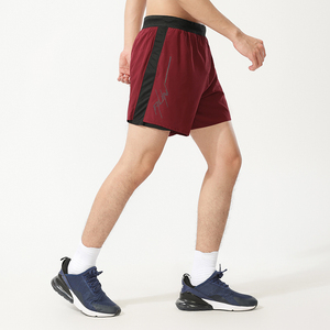 Pantalones cortos para correr para hombre estirables de secado rápido para actividades al aire libre con tiras reflectantes - Product Image 2