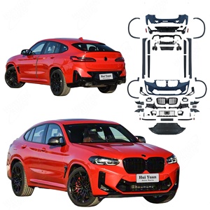 Kit de Carrocería para <span class=keywords><strong>BMW</strong></span> Serie <span class=keywords><strong>X4</strong></span> G02 LCI 2022 <span class=keywords><strong>2023</strong></span> 2024 2025 <span class=keywords><strong>XDrive30i</strong></span>, Parrilla Delantera, Parachoques, Estilo F98 LCI X4M - Product Image 1