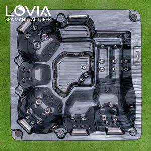 Nouveau design LED Corner <span class=keywords><strong>Spa</strong></span> 5 <span class=keywords><strong>Places</strong></span> Garden Whirlpool Outside Leisure Massage Tub <span class=keywords><strong>Spa</strong></span> <span class=keywords><strong>à</strong></span> <span class=keywords><strong>vendre</strong></span> - Product Image 2