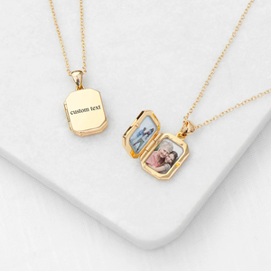 Женский медальон с платиновым золотом 14 карат - Product Image 1