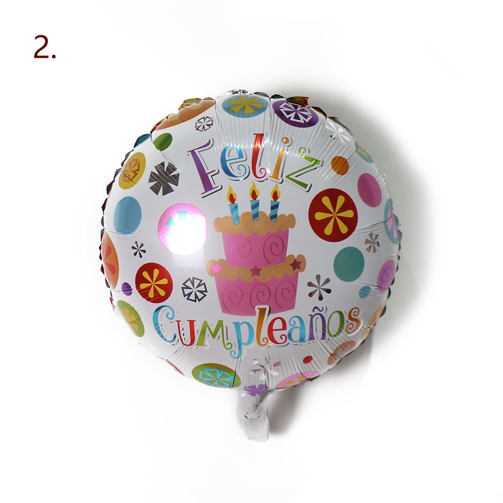 ลูกโป่งฟอยล์ Feliz Cumpleaños 2