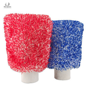 Wassen Drogen Reinigen Vuilafstotend Autowas Reinigingshandschoenen Autoverzorging Gereedschap Stofdoek Autowas Handschoenen - Product Image 2