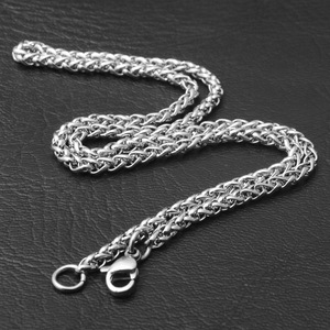 Cadena Cubana de Acero Inoxidable para Hombre, Collar Grueso Plateado Estilo Hip Hop, Joyería de Moda, Regalo para Hombres - Product Image 1
