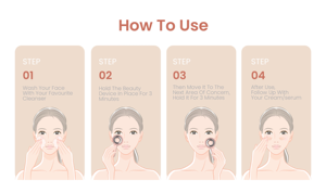 Dispositivo de Belleza Facial LED <span class=keywords><strong>Aduro</strong></span> HD-03, Terapia de Luz Roja Triple LED, Anti-Acné, Anti-Arrugas, 1 Año de Garantía, Superventas - Product Image 6