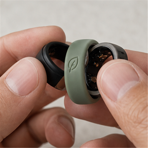 เคสซิลิโคนลายใบไม้สำหรับแหวน Oura Ring 4 Gen 3 ยี่ห้อ Sage Botanical  พร้อมโลโก้ส่วนตัว  ปกป้องแหวน  ใส่สบายผิว - Product Image 6