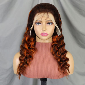 Perruques en cheveux humains à 200 % de densité, 10-30 pouces # Perruques Lace Front P4/350 Ondulées Profondes Couleur Naturelle 13x4 avec Dentelle Transparente, Perruque Cheveux Raides - Product Image 3