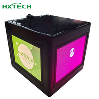Мотоциклетный рекламный LED-экран P2.5 P3.1 P4.1 с тремя сторонами, настраиваемый, для кейса доставки еды, соотношение сторон 4:3
