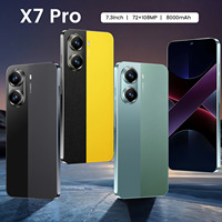 Smartphone Android X7 Pro transfrontalier, Europe, authentique en stock, grand écran de 7,3 pouces, approvisionnement direct usine avec livraison directe