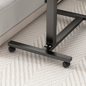 Support d'ordinateur portable mobile avec plateau inclinable pour <span class=keywords><strong>lit</strong></span>, <span class=keywords><strong>table</strong></span> avec roulettes, <span class=keywords><strong>réglable</strong></span> <span class=keywords><strong>en</strong></span> <span class=keywords><strong>hauteur</strong></span> pour ordinateur portable, <span class=keywords><strong>lit</strong></span>, canapé, <span class=keywords><strong>table</strong></span> d'appoint - Product Image 4