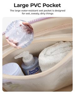 Women's Water Resistant Duffle <b>Bag</b> with Wet Pocket for Travel and Gym Spacious Shoulder <b>Bags</b> <b>Carry</b> <b>on</b> Handbag - Product Image 5