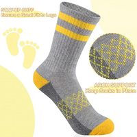 Chaussettes de haute qualité coton strié respirant absorbant la sueur chaussettes coton garçons enfants chaussettes d'équipage pour la vie quotidienne athlétique