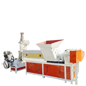 Machine de granulation de plastique PP pour le traitement du tissu recyclé et du coton perlé, avec une production de 200 à 800 kg/h et une garantie d'un an - Product Image 1