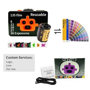 Custom Reusable Film <b>Camera</b> 3 Lens Non-disposable 35 mm Replaceable Film <b>Camera</b> with Logo - Product Image 4