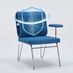 Chaise de salle à manger moderne avec boule en peluche pour animaux de compagnie pour bureau à domicile restaurants hôtels appartements chaise de salon - Product Image 2